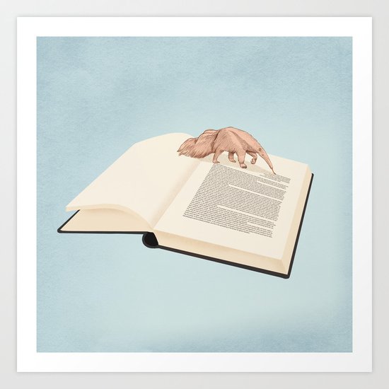 Bookaholic Art Print