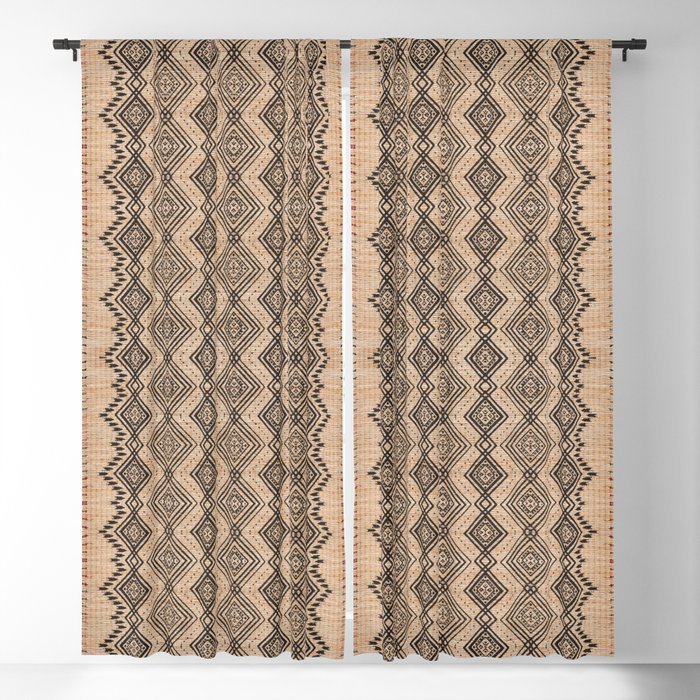 Heritage Kaleidoscope: Bohemian Moroccan Tapestry of Tradition" Blackout Curtain