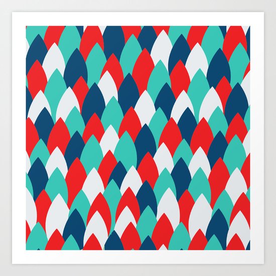 Poke Ups Art Print