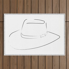 Cowboy Hat Outdoor Rug