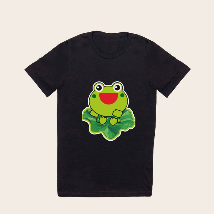 cute happy kero kerompa frog frogy T Shirt by juwitacahya Society6