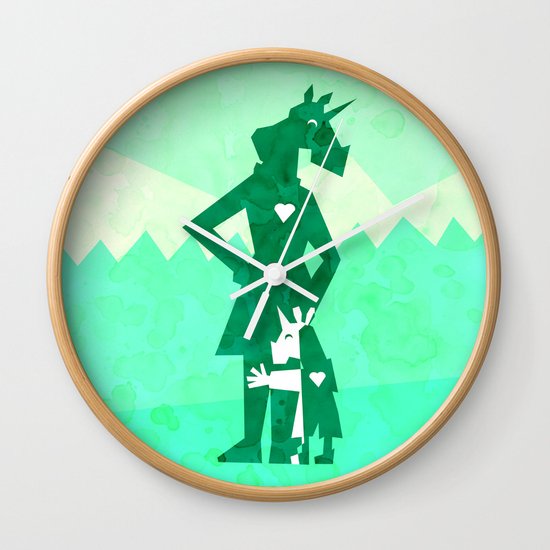 Happy Mother's Day Unicorn Wall Clock