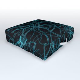 You Get on My Nerves! / 3D render of nerve cells Outdoor Floor Cushion