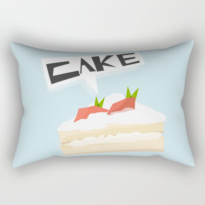 Strawberry Cake! Rectangular Pillow