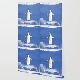 A Penguin Glide Wallpaper