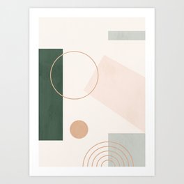 Minimal Geometric 87 Art Print