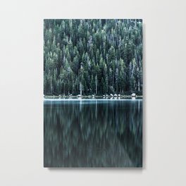 ~ tranquil forest ~ Metal Print | Trees, Cold, Photo, Earthporn, Earth, Minimalnature, Naturephotography, Natureporn, Lake, Morning 