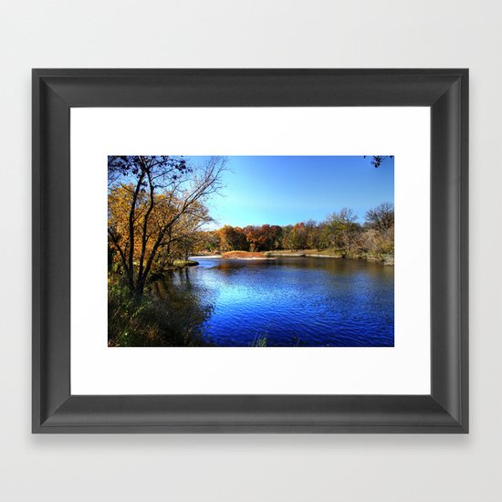Kishwaukee River Framed Art Print