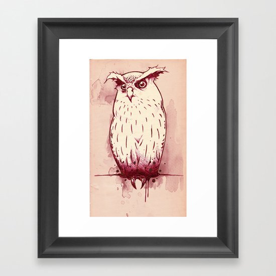 Owl Framed Art Print