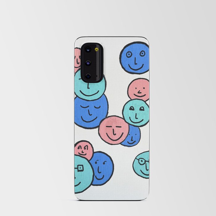 Feelings Faces Pastel Android Card Case