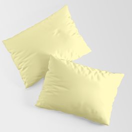 yellow solid Pillow Sham