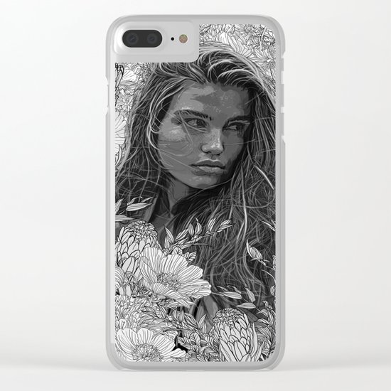 La fleur de la musique Clear iPhone Case