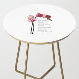 Grief Sympathy And Love Art - Remember These Things Side Table