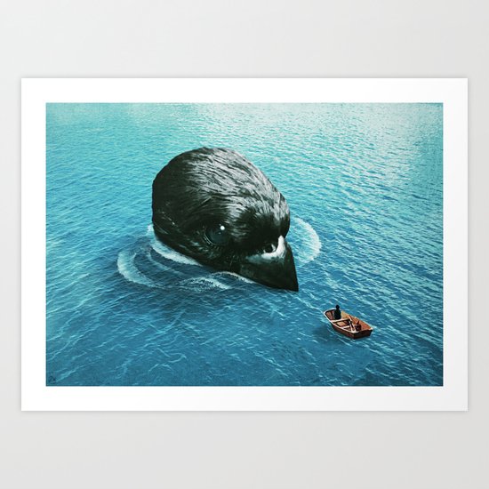 lost at sea Art Print