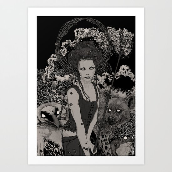 Smoke Art Print