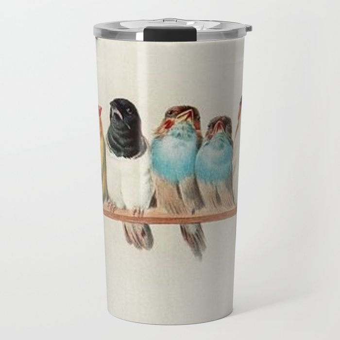 Hector Giacomelli - A Perch Of Birds Travel Mug