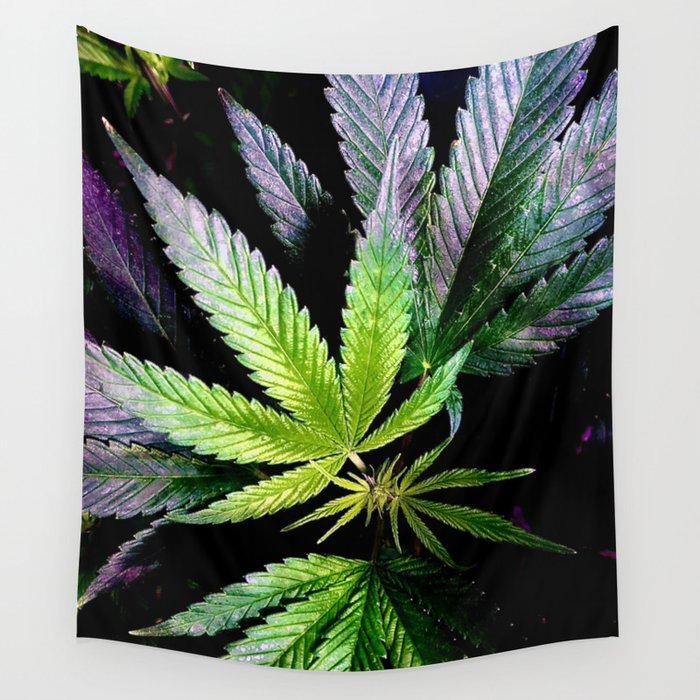 Deeply Connected Cannabis Wall Tapestry