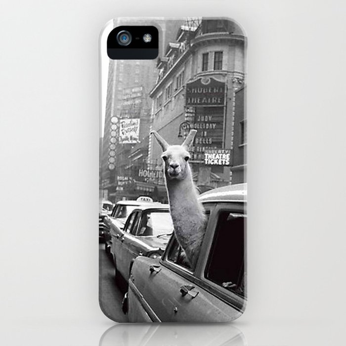 new york llama iphone case