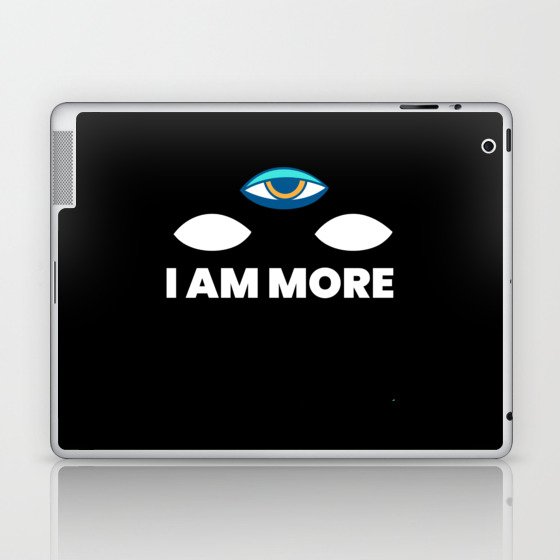I Am More Third Eye Relax Yoga Yogi Laptop & iPad Skin