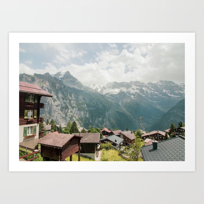 Murren, Switzerland Art Print