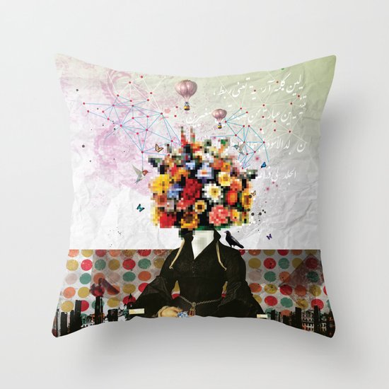 Madame Noon Throw Pillow