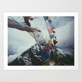 Nepales Mountains Photo Print Art Print