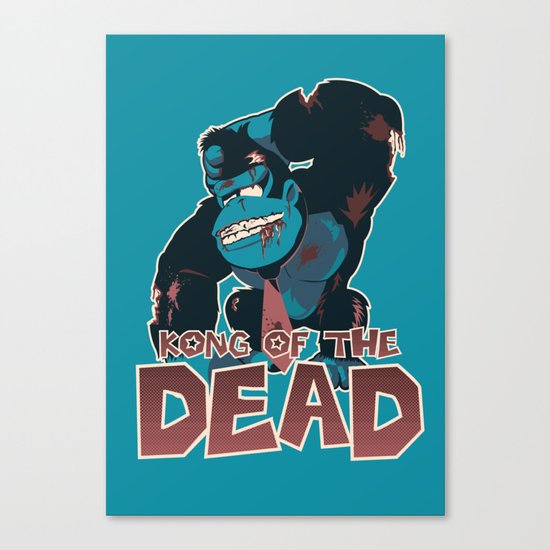 Kong of the Dead Canvas Print