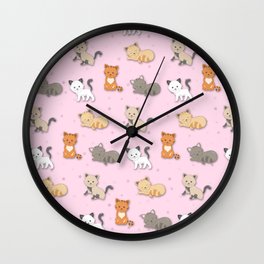 Lots O' Cats Wall Clock