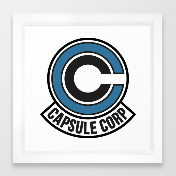 Capsule Corp Framed Art Print By Anarya Society6