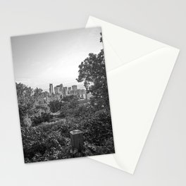 Minneapolis Skyline | Black and White Photography in Minnesota Stationery Card