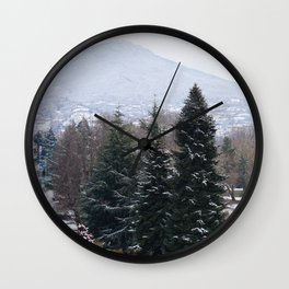 Ohrid lakeshore from above Wall Clock