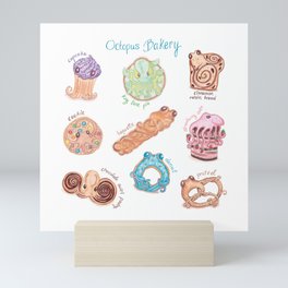 Octopus Bakery Mini Art Print