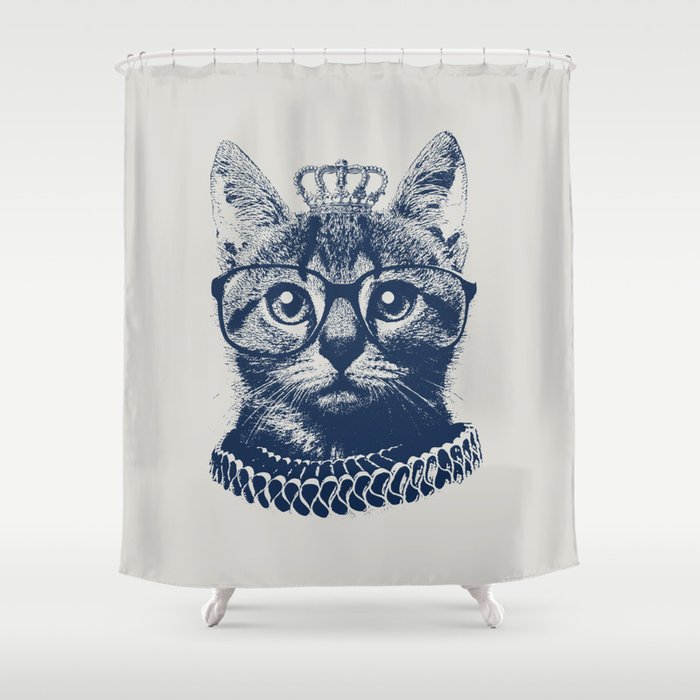 Queen Cat Shower Curtain