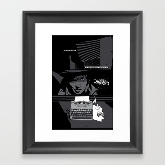 One thing was certain... Framed Art Print