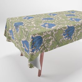 William Morris Blue Anemone  Tablecloth