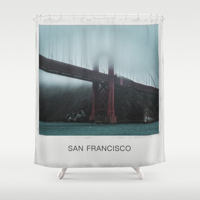 San Francisco Golden Gate Bridge Shower Curtain