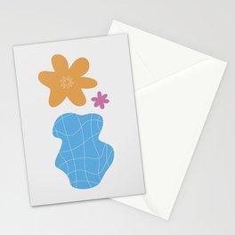 Vase doodle project 3 Stationery Card