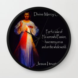DIVINE MERCY Wall Clock