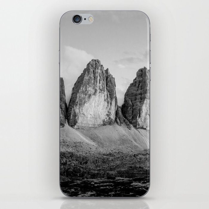 Dolomites Black and White iPhone Skin
