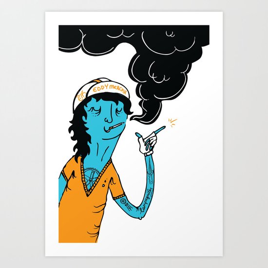 Modern Cyclist #1 Art Print