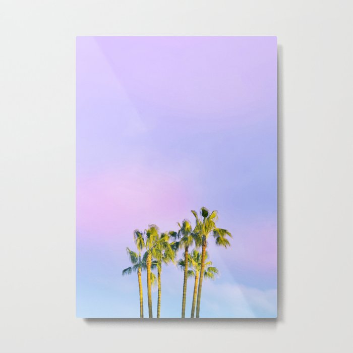 Summer Dreams with Palms Metal Print