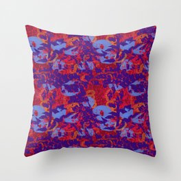 Abstract Cherry Throw Pillow