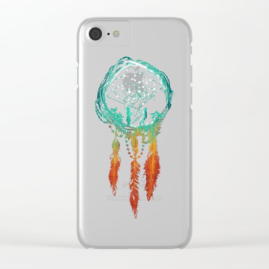 Dream Catcher (the rustic magic) Clear iPhone Case
