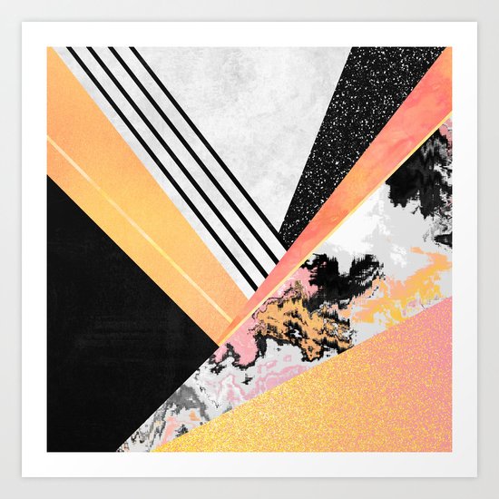 Geometric Summer Art Print