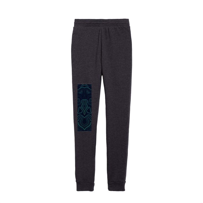 topographic background Kids Joggers
