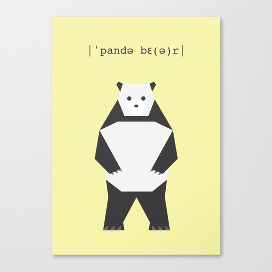 panda Canvas Print
