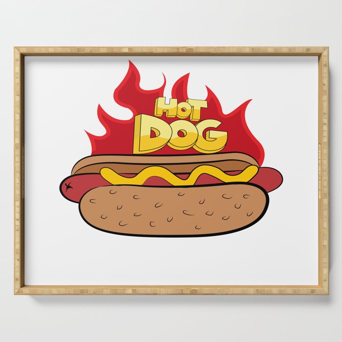 Hot Dog Serving Tray