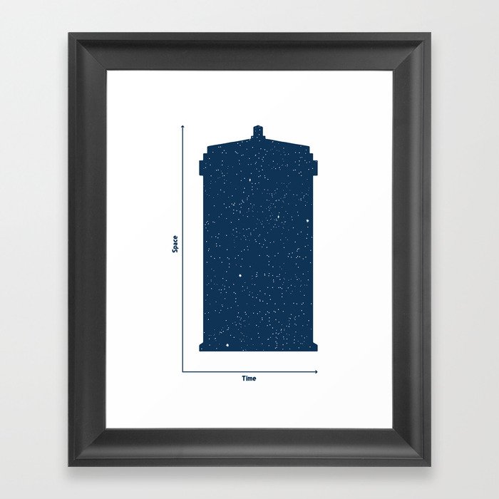 Tardis, Space and Time Framed Art Print