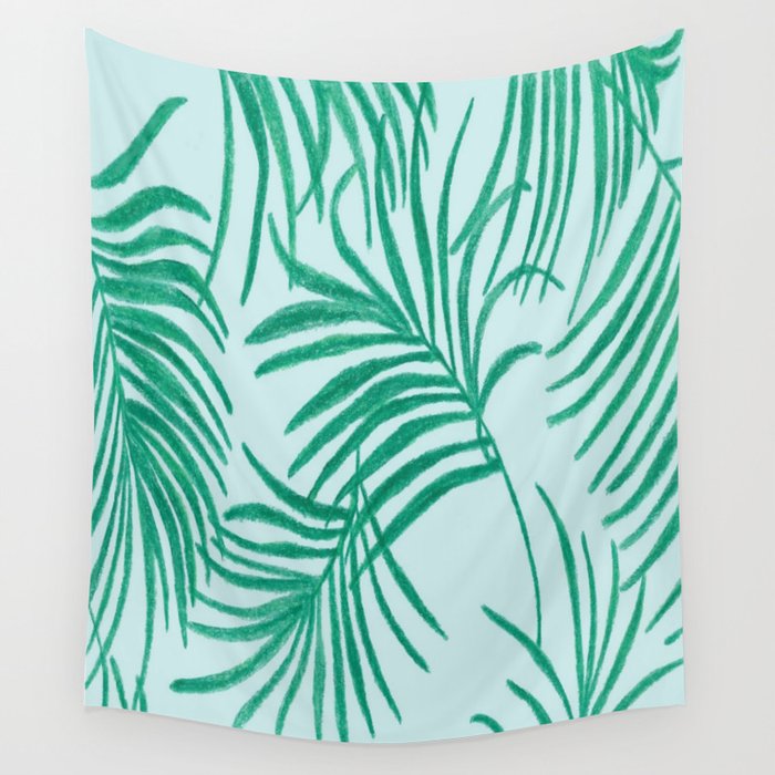 Green Leaves Of Home Wall Tapestry