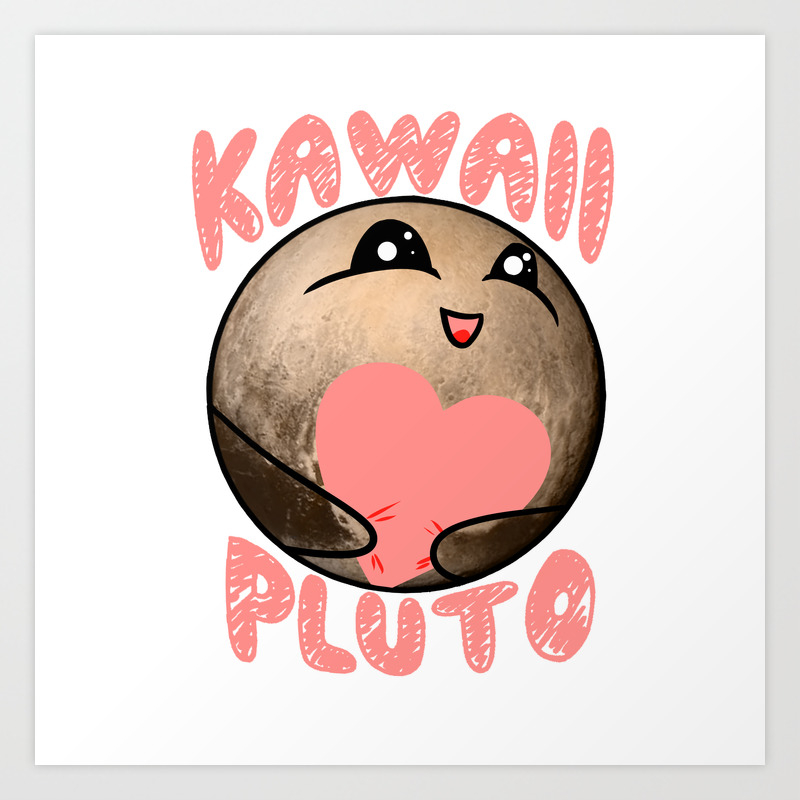 Kawaii Pluto Art Print By Chrisbryer Society6